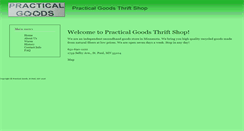 Desktop Screenshot of practical-goods.com
